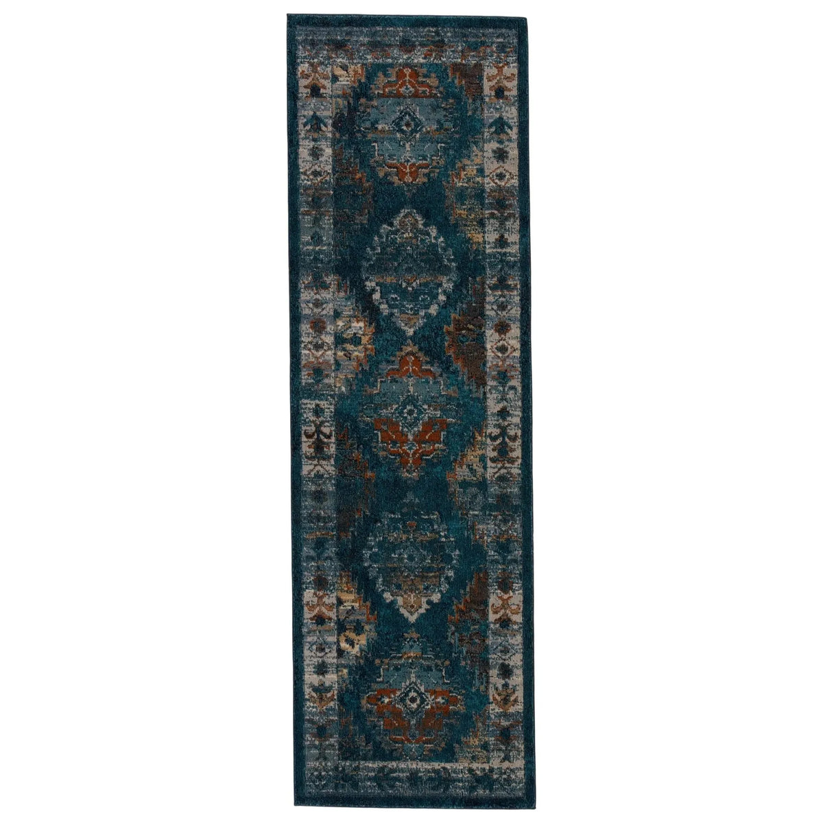 Myriad Myd10 Lia Blue/Rust Rug