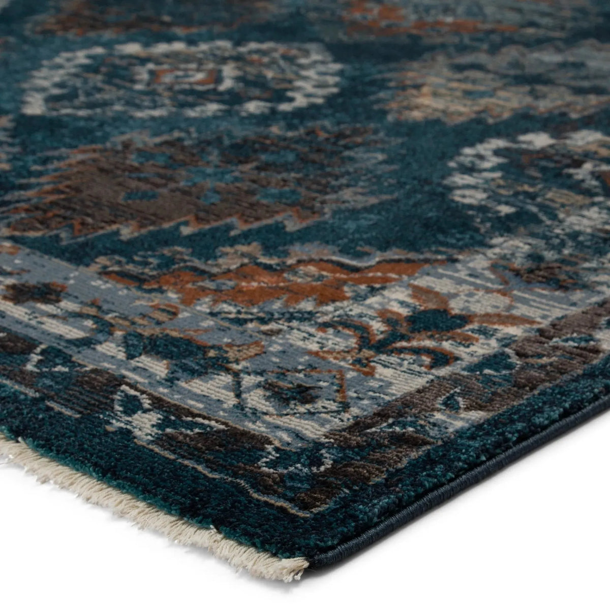 Myriad Myd10 Lia Blue/Rust Rug