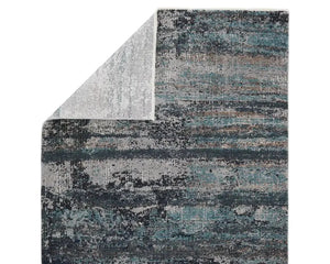 Myriad MYD21 Grey/Teal Blue Rug