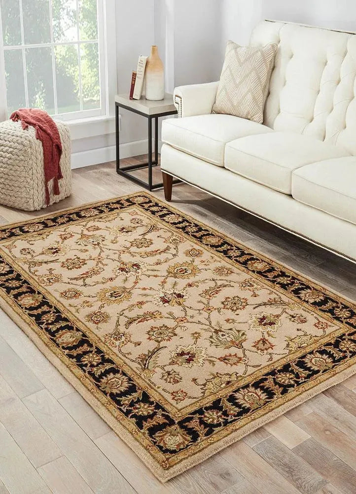Mythos MY02 Selene Beige / Ebony Rug