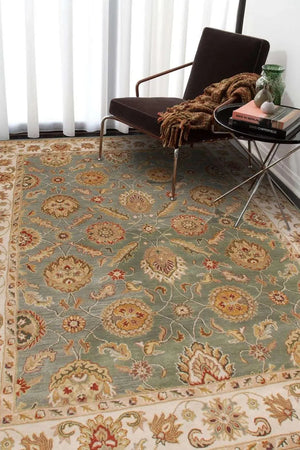 Mythos MY06 Callisto Sea Green / Light Gold Rug