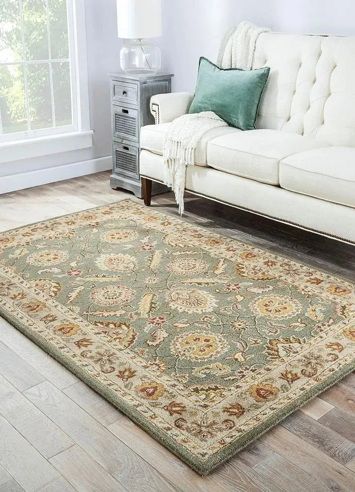 Mythos MY06 Callisto Sea Green / Light Gold Rug