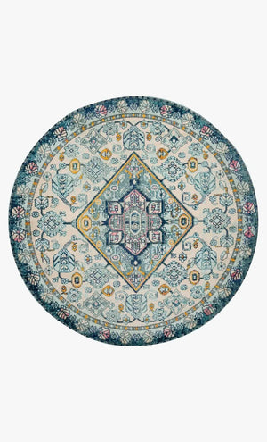 Nadia NN-03 Aqua/Navy Rug