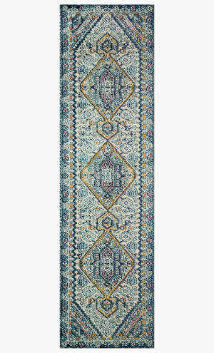 Nadia NN-03 Aqua/Navy Rug