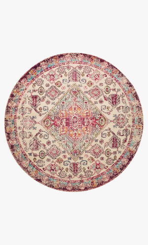 Nadia NN-03 Aqua/Pink Rug
