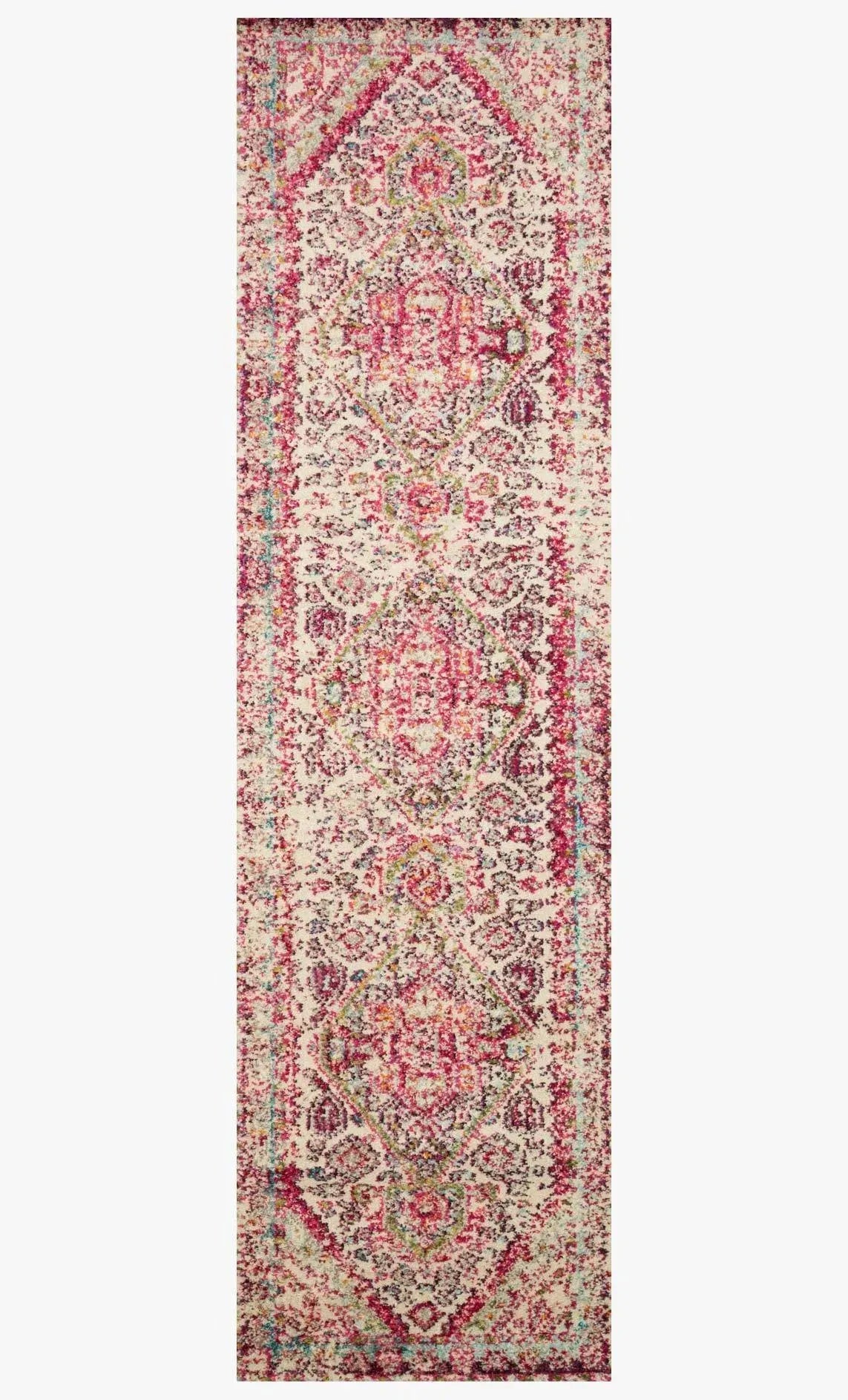 Nadia NN-03 Aqua/Pink Rug