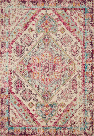 Nadia NN-03 Aqua/Pink Rug