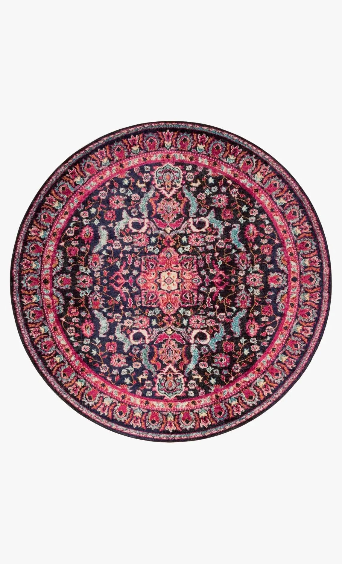 Nadia NN-06 Midnight/Pink Rug