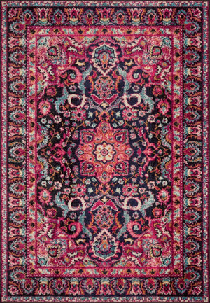 Nadia NN-06 Midnight/Pink Rug
