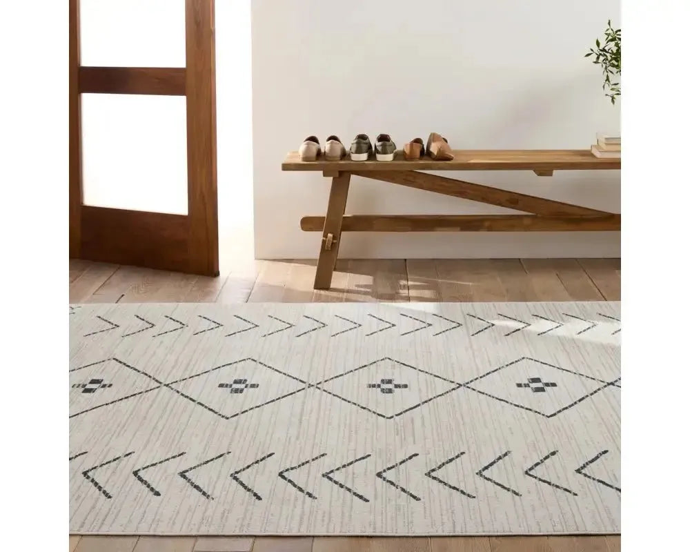 Nadine NDN01 Dark Slate/Tan Rug