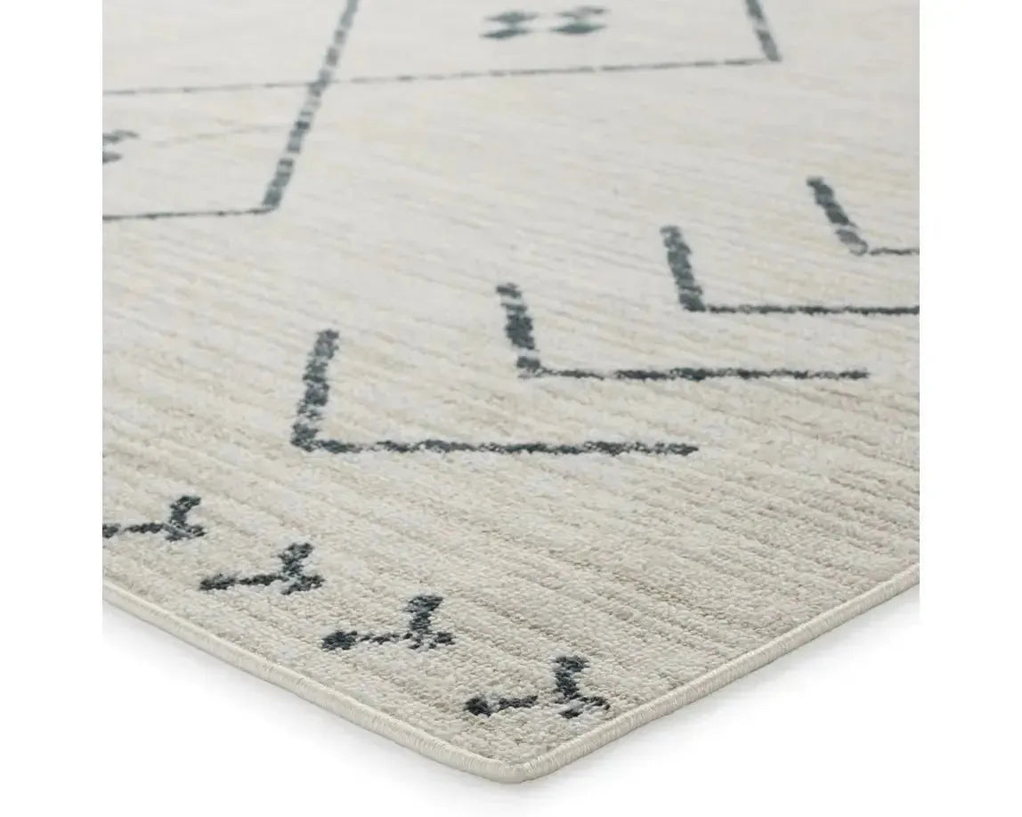 Nadine NDN01 Dark Slate/Tan Rug