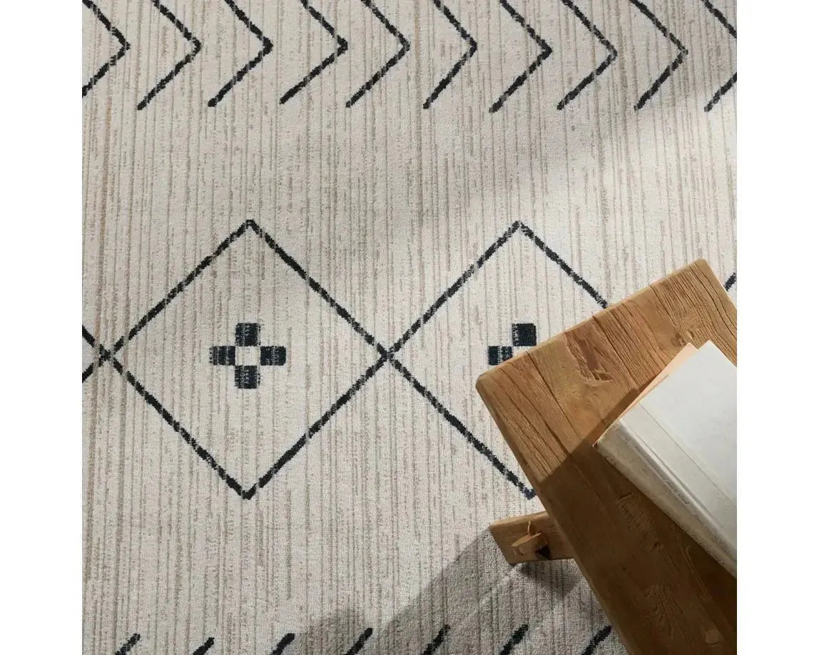 Nadine NDN01 Dark Slate/Tan Rug