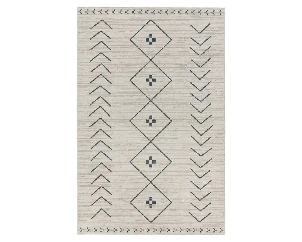 Nadine NDN01 Dark Slate/Tan Rug