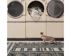 Nadine NDN02 Grey/Black Rug