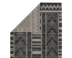 Nadine NDN02 Grey/Black Rug