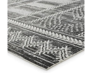 Nadine NDN02 Grey/Black Rug