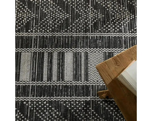 Nadine NDN02 Grey/Black Rug