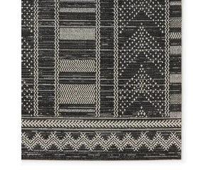 Nadine NDN02 Grey/Black Rug
