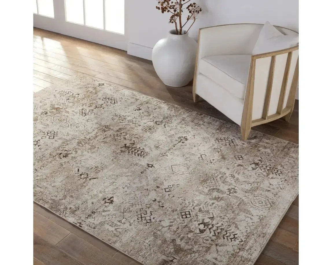 Nadine NDN03 Cream/Grey Rug