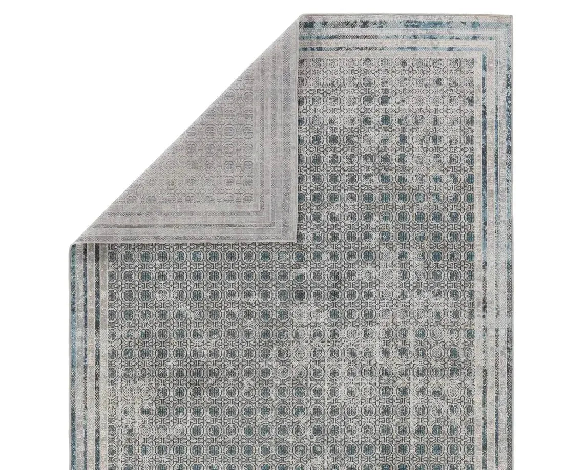 Nadine NDN04 Blue/Light Grey Rug