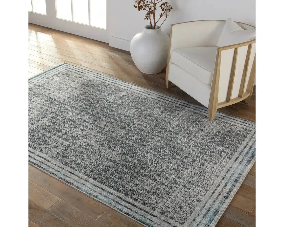 Nadine NDN04 Blue/Light Grey Rug