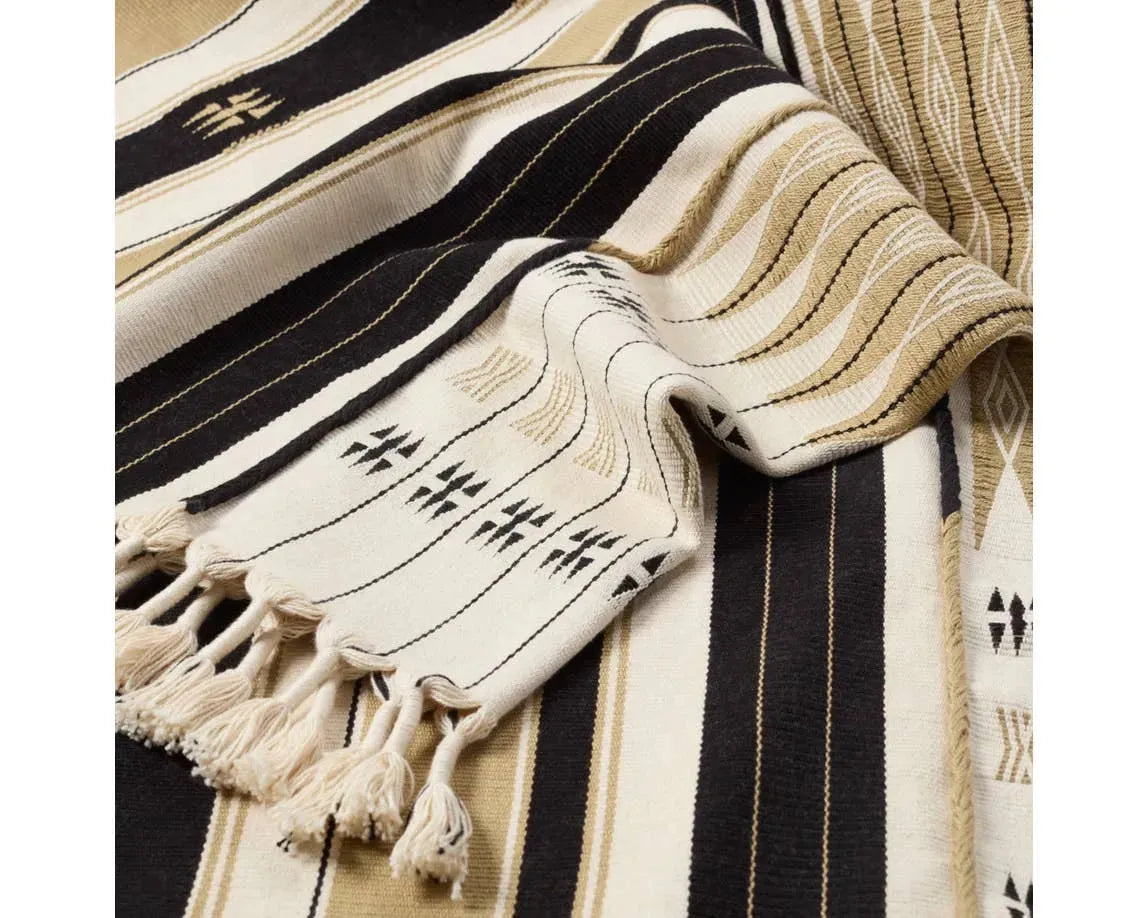 Nagaland Throw NGD08 Gold Throw Blanket