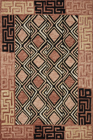 Nala Nal-06 Rose/Black Rug
