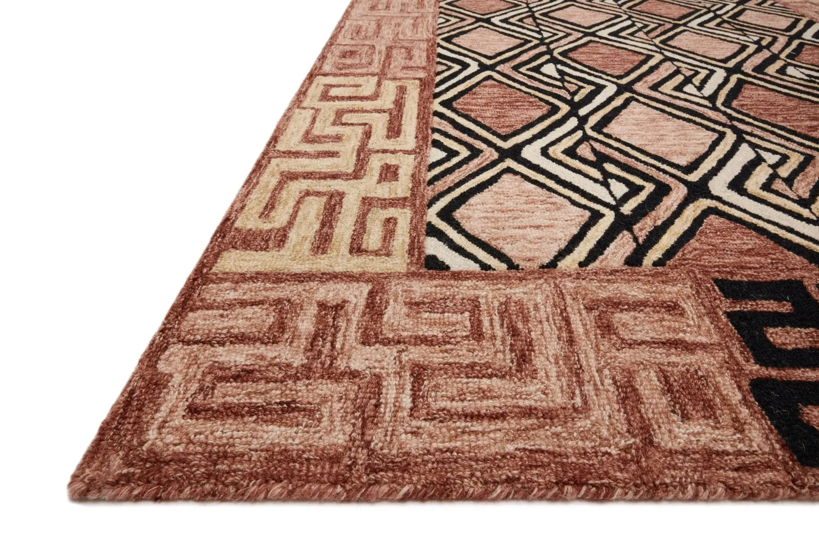 Nala Nal-06 Rose/Black Rug