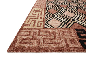 Nala Nal-06 Rose/Black Rug