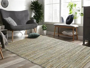 Natural 03337SPA Spa Blue Rug