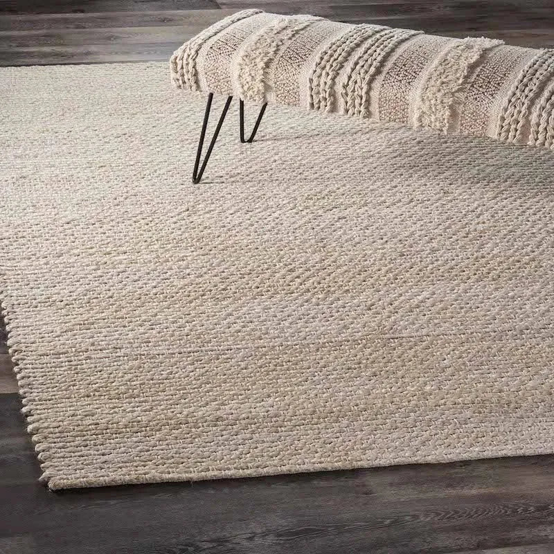Natural 81431BHI Bleach/Ivory Rug