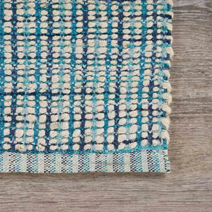 Natural 81433BIL Bleach/Ivory Blue Rug