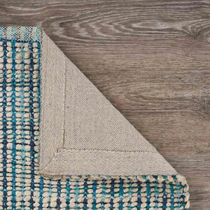Natural 81433BIL Bleach/Ivory Blue Rug