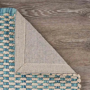 Natural 81436BIL Bleach/Ivory Blue Rug