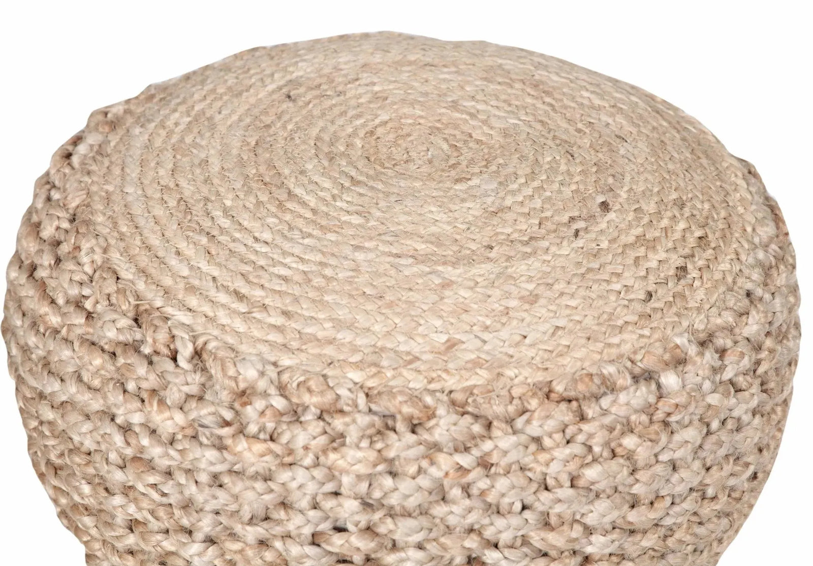 Natural Braided Jute LR99712 Pouf