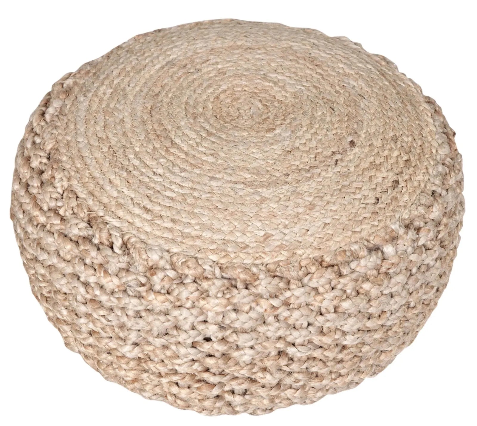 Natural Braided Jute LR99712 Pouf