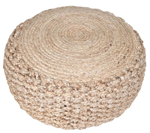 Natural Braided Jute LR99712 Pouf