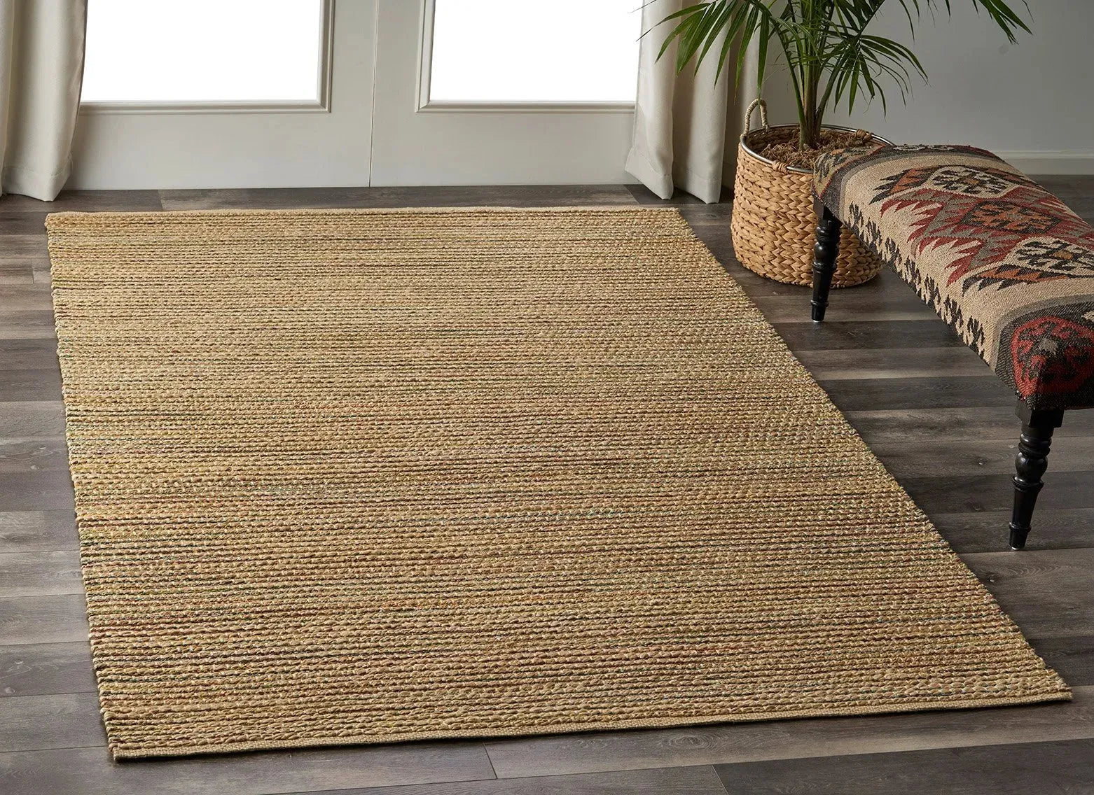 Natural Fiber LR03377 Natural/Multi Rug