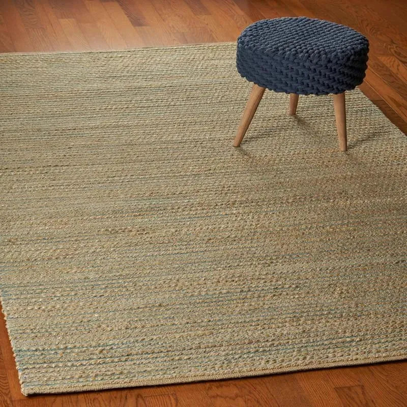 Natural Fiber Lr03378 Natural/Blue Rug