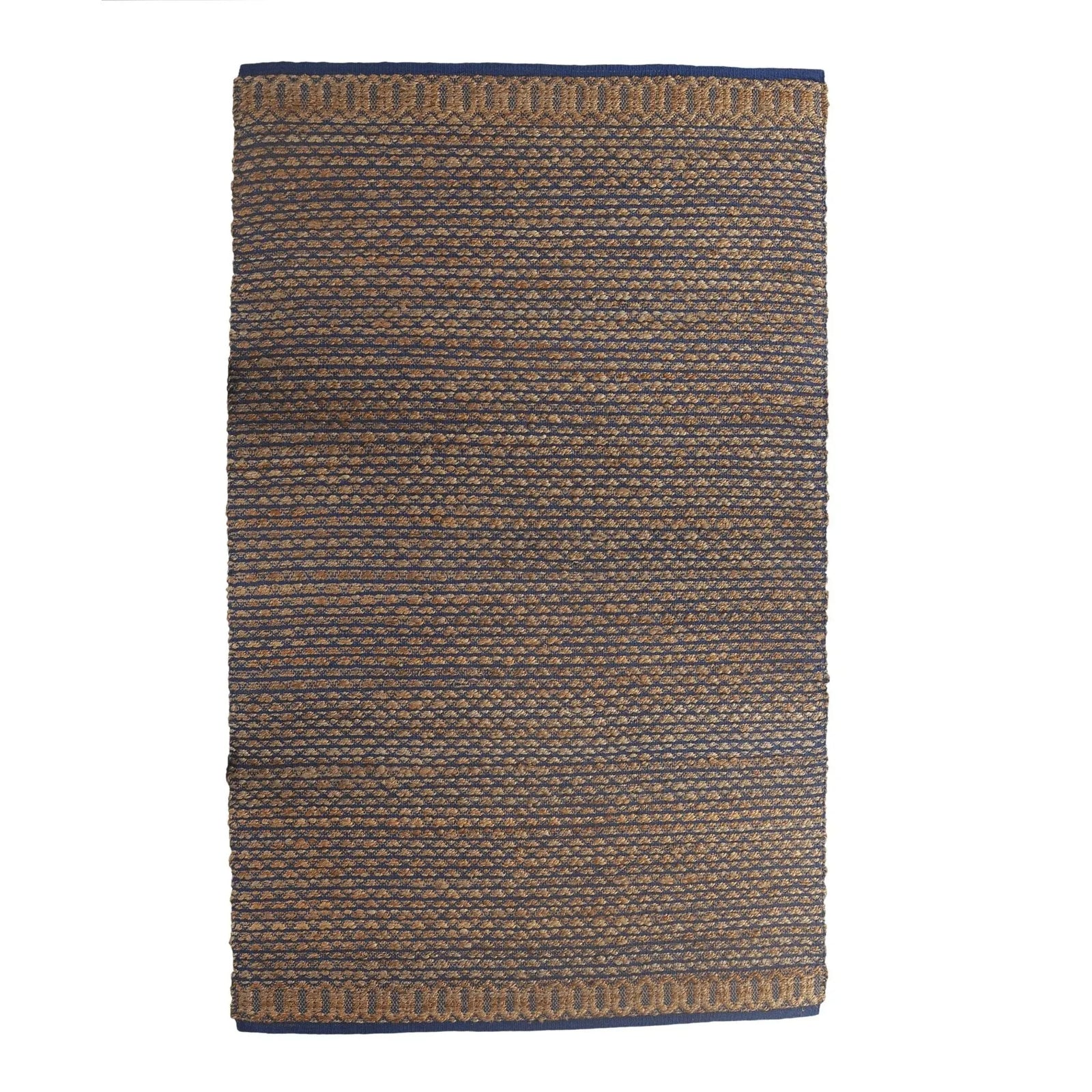 Natural Fiber Lr03388 Tan/Blue Rug