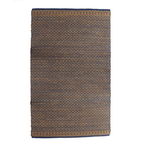 Natural Fiber Lr03388 Tan/Blue Rug