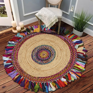 Natural Jute LR03327 Multi Rug