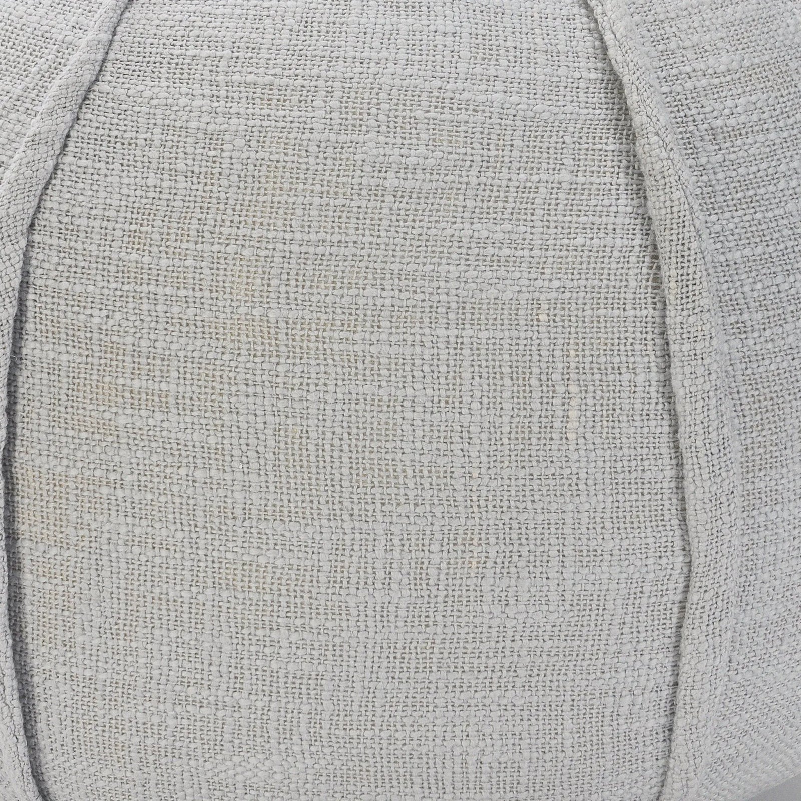Natural Lr34030 Light Gray Pouf