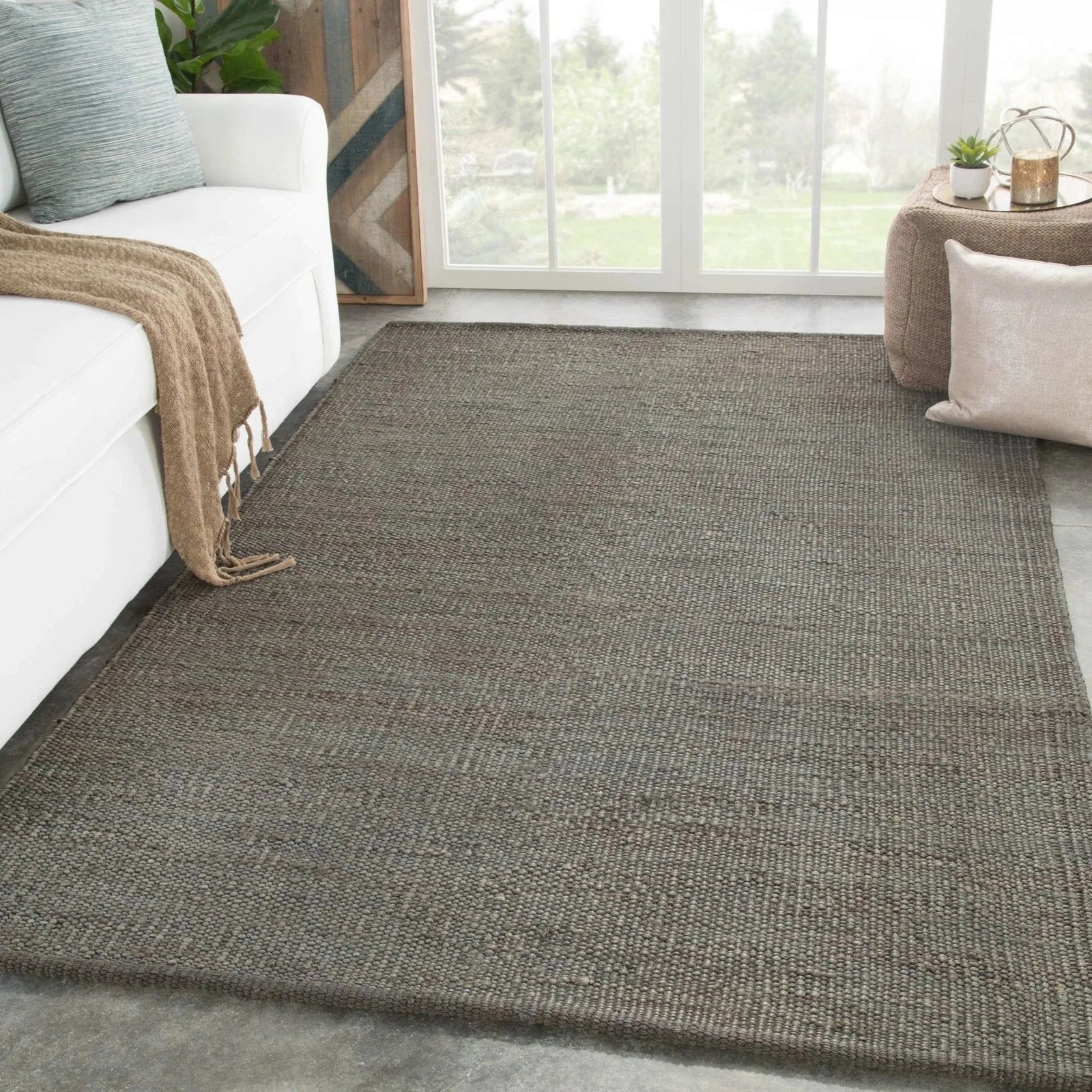 Naturals Monaco NLM08 Anthro Dark Shadow/Iron Gate Rug