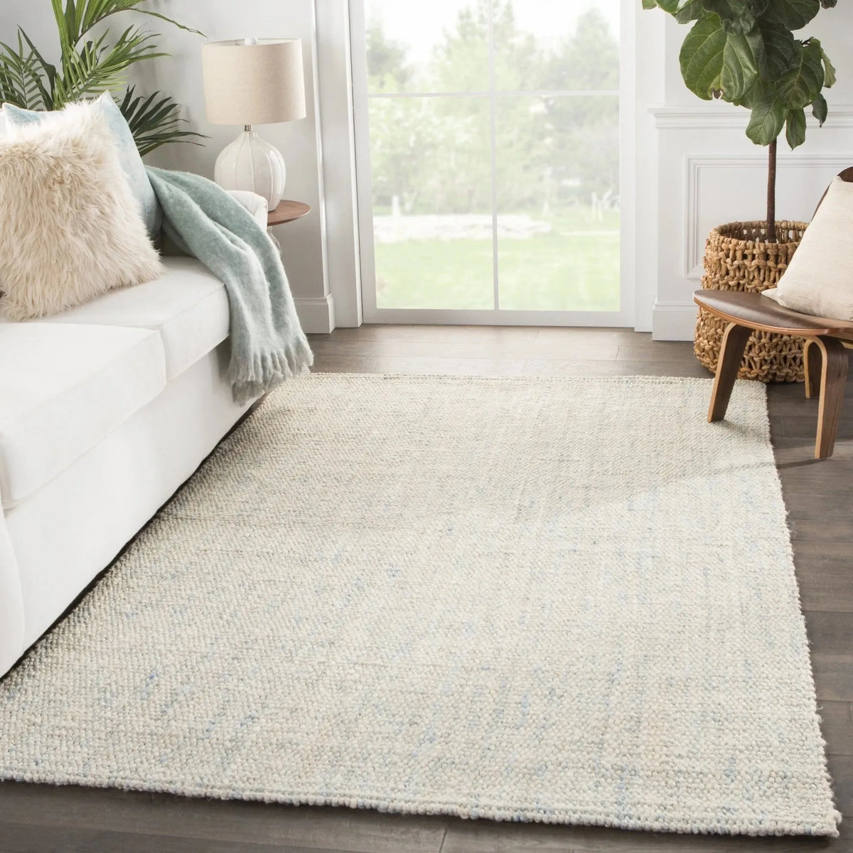 Naturals Tobago NAT34 Bluffton Ivory/Blue Rug