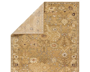 Neveah NEV01 Gold/Brown Rug