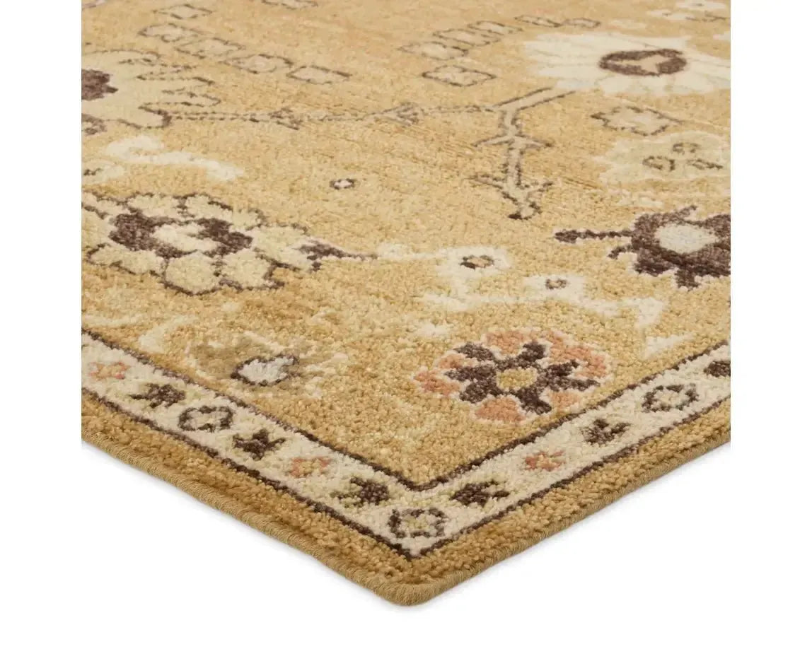 Neveah NEV01 Gold/Brown Rug