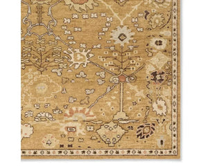 Neveah NEV01 Gold/Brown Rug