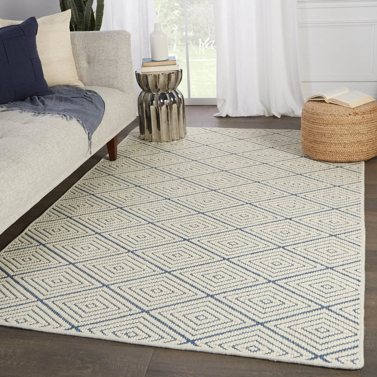 Newport By Barclay Butera Nbb01 Pacific Blue/Ivory Rug