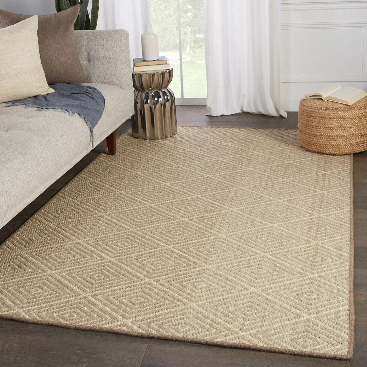 Newport By Barclay Butera Nbb02 Pacific Beige/Light Gray Rug